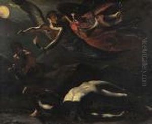 La Justice Poursuivant Le Crime by Pierre-Paul Prud'hon