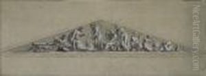 Design For The Pediment Of The Hotel-dieu, Paris by Pierre-Paul Prud'hon