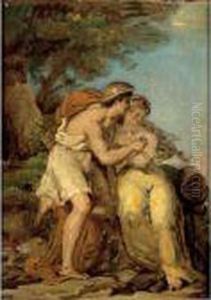 Mars And Venus(?) by Pierre-Paul Prud'hon