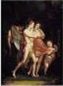 L'amour Seduit L'innocence, Le Plaisir L'entraine, Le Repentir Suit by Pierre-Paul Prud'hon