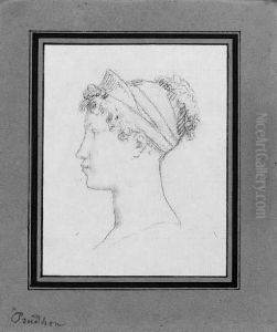 Portrait Empress Marie-louise, Seen In Profile