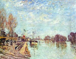 The straw rents 3 by Alfred Sisley