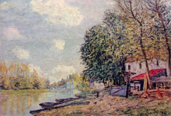 The Loing in Moret - view 1