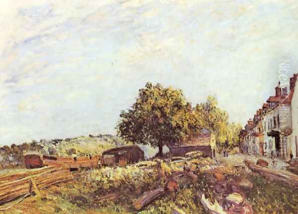 Saint-Mammès am Morgen - view 1
