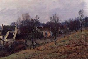 Autumn in Louveciennes 1873 by Alfred Sisley