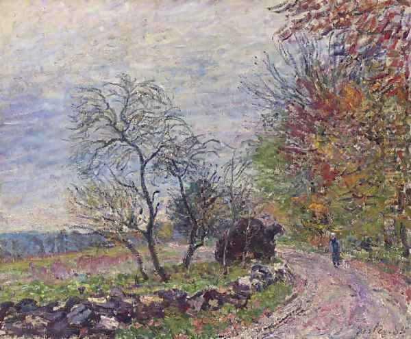 Le long du bois en automne - view 1