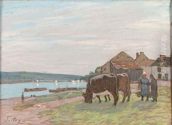 Vaches au paturage - view 1