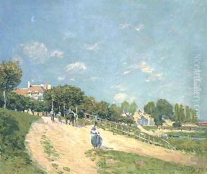 Paysage à Andresy by Alfred Sisley