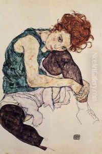 Seated Woman With Bent Knee