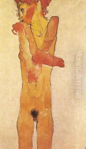Nude teenager 1910 - view 1