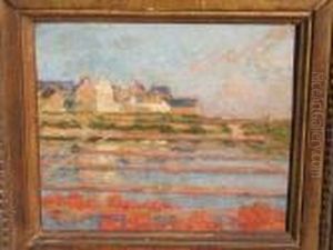 Les Marais Salants Huile Sur 
Toile Maroufle Sur Panneau 17,5 X 20,5cm Bibliographie : "ferdinand Du 
Puigaudeau- by Ferdinand Loyen Du Puigaudeau