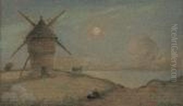 Moulin, Paysage De Bretagne - view 1