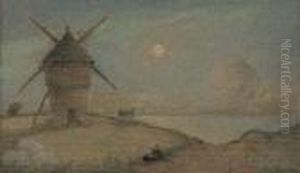 Moulin, Paysage De Bretagne by Ferdinand Loyen Du Puigaudeau