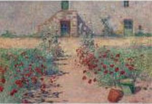 Allee D'oeillets A Kervaudu by Ferdinand Loyen Du Puigaudeau