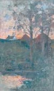 La Mare Aux Meules, Au Crepuscule La Mare Aux Meules, Au Crepuscule