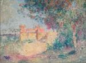 Paysage A L'entree Du Port by Ferdinand Loyen Du Puigaudeau