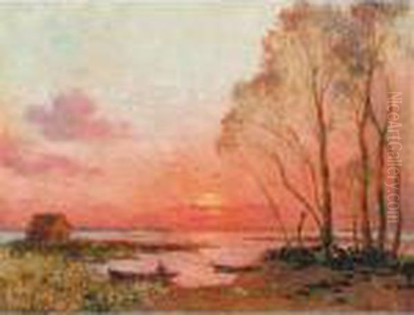 Soleil Couchant Sur La Briere - view 1
