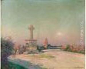 L'entree Du Village by Ferdinand Loyen Du Puigaudeau