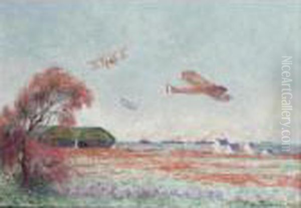 Les Aeroplanes Au Camp De Saint Nazaire - view 1
