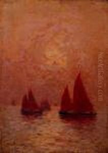 Barques De Peche Au Soleil Couchant Barques De Peche Au Soleil Couchant