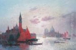 Vue Du Grand Canal, Venise by Ferdinand Loyen Du Puigaudeau