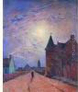 < Kervaudu Au Clair De Lune >. by Ferdinand Loyen Du Puigaudeau