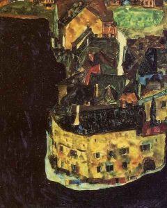 City On The Blue River by Egon Schiele