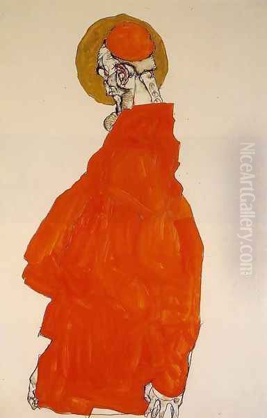 Standing Figure With Halo - view 1