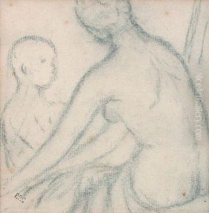 Maternite by Pierre-Cecile Puvis De Chavannes