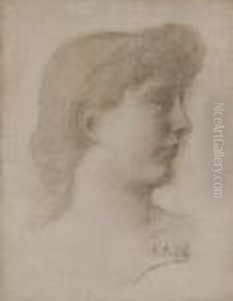 Portrait De Femme De Profil - view 1