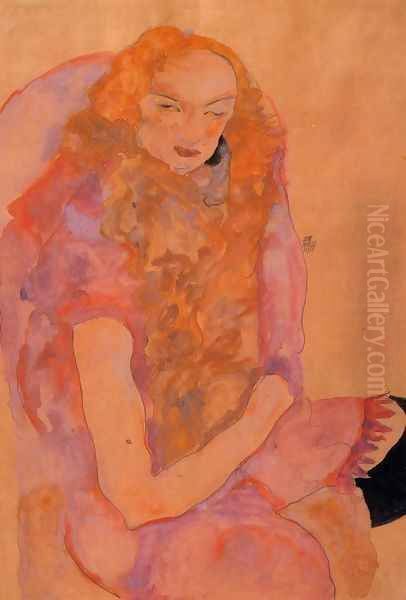 Woman With Long Hair - view 1