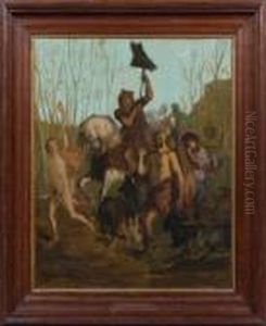 Le Retour De Chasse Ou Esau Rentrant De La Chasse Ou Hiver by Pierre-Cecile Puvis De Chavannes