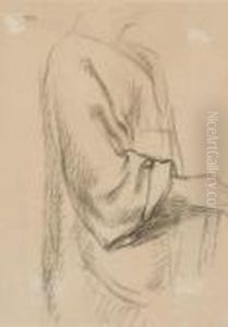 Etude De Drape by Pierre-Cecile Puvis De Chavannes