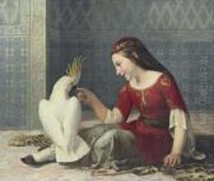 Arcadian Scene by Pierre-Cecile Puvis De Chavannes