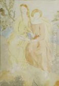 Eude De Deux Jeunes Femmes by Pierre-Cecile Puvis De Chavannes