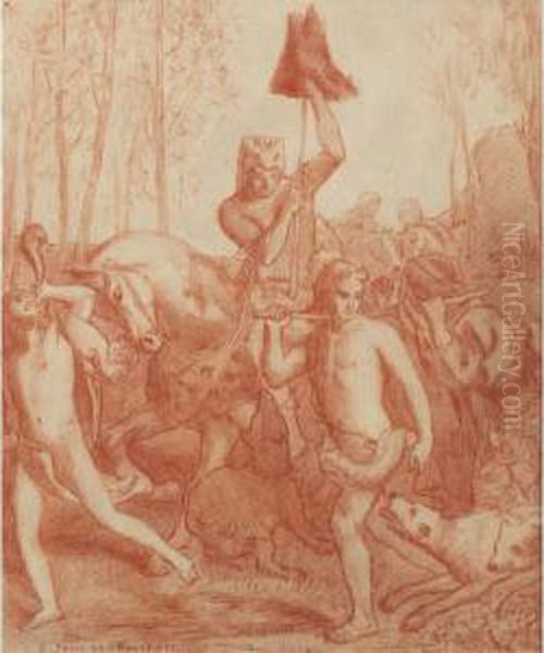 Etude Pour Le Retour De Chasse D'esau - view 1