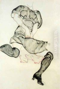 Woman With Black Stockings