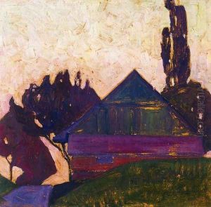 House Between Trees I by Egon Schiele
