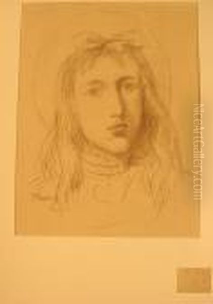 Tete De Jeune Fille. Vers 1896. - view 1