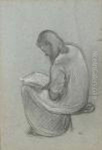 Personnage Assis Lisant