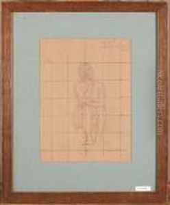 Etude Pour Personnage Assis by Pierre-Cecile Puvis De Chavannes