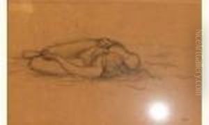 Femme Nue Couchee by Pierre-Cecile Puvis De Chavannes
