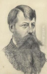 Portrait En Buste D'eugene Montrosier
