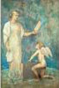 Madame Lithographie by Pierre-Cecile Puvis De Chavannes