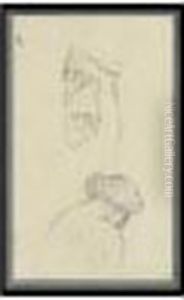 Etude De Femme Et De Draperie by Pierre-Cecile Puvis De Chavannes