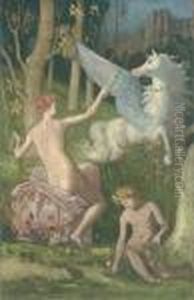 La Fantaisie (fantasy) by Pierre-Cecile Puvis De Chavannes
