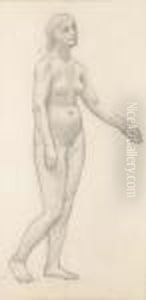 Black Chalk by Pierre-Cecile Puvis De Chavannes