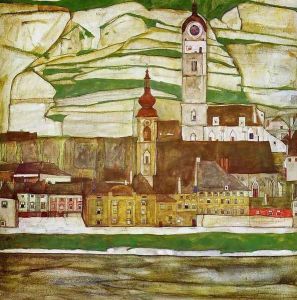 Stein On The Danube With Terraced Vineyards