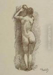 Akt by Pierre-Cecile Puvis De Chavannes