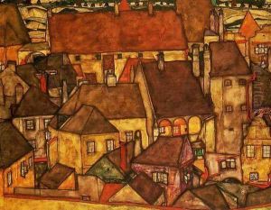 Yellow City by Egon Schiele